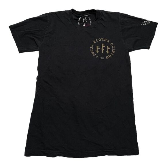 Three Floyds Brewing Early Crest Black Gold Rare Brewery Beer T-shirt VTG sz S - Picture 1 of 2
